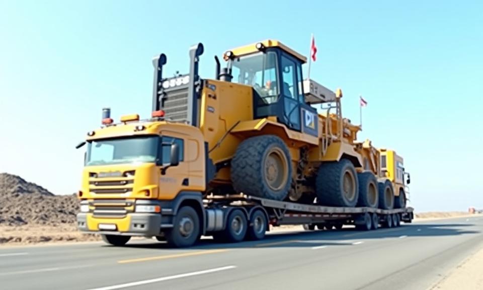 Construction and heavy equipment hauling