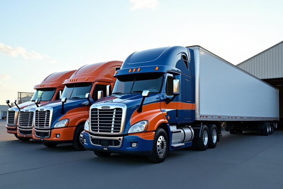 Triple L professional trucking fleet